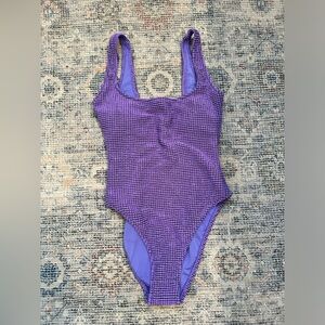 NWT one piece purple swimsuit